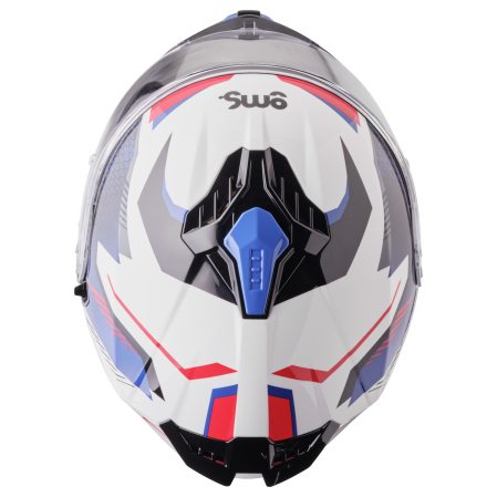 Casca integrala GMS GELERO white-red-blue L [4]