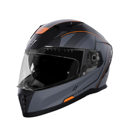 ECHIPAMENTE - Casca integrala STORMER BLASTER TRON neon, orange, metal matt L