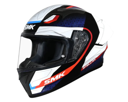 Casti - Casca moto full-face SMK STELLAR SPORT White / Red / Blue