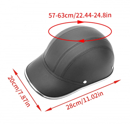 Casca moto scuter cu cosoroc tip sapca [1]