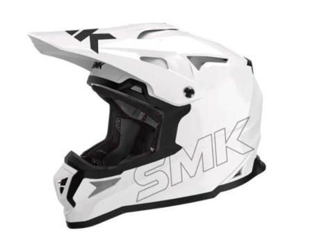 Casti - Casca off-road SMK ALLTERRA Alb