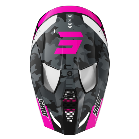 Casca SHOT FURIOUS FLASH pink glossy M [1]