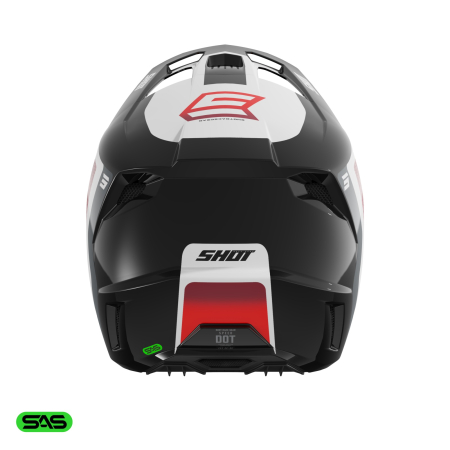 Casca SHOT SPEED HYBRID red glossy M [2]
