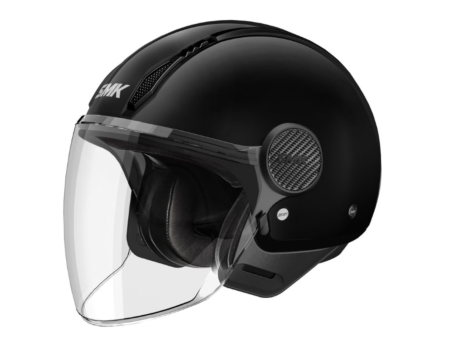 Casti - Casca SMK LAMINAR SOLID negru lucios
