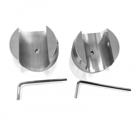 Set ceas + termometru ghidon moto atv scuter crom negru [3]
