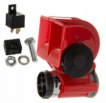 Claxon 12v melc cu compresor aer comprimat [4]