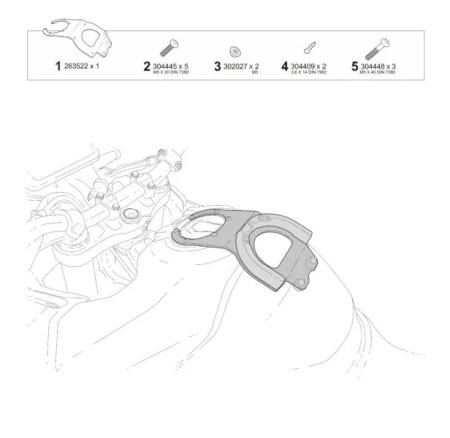 Click system fitting kit SHAD [2]