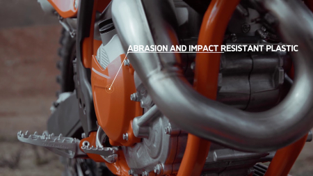 Clutch cover protector POLISPORT PERFORMANCE 8462500002 orange KTM [1]