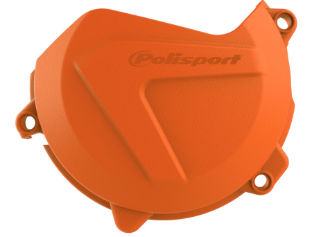 SUSPENSIE CADRU - Clutch cover protector POLISPORT PERFORMANCE orange KTM
