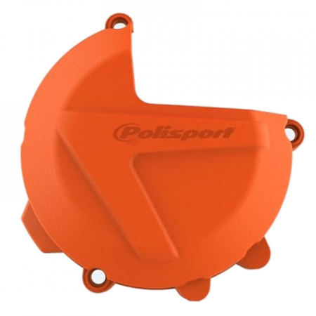 SUSPENSIE CADRU - Clutch cover protector POLISPORT PERFORMANCE orange KTM