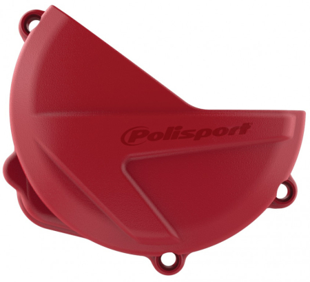 Protectii cadru / motor - Clutch cover protector POLISPORT PERFORMANCE red cr04