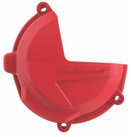 SUSPENSIE CADRU - Clutch cover protector POLISPORT PERFORMANCE Rosu