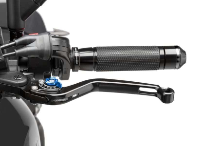 Manete - Clutch lever without adapter PUIG lung negru/albastru
