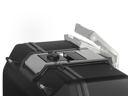 Complete set of aluminum cases SHAD TERRA BLACK, 55L topcase + 36L / 47L side cases, including mounting kit and plate SHAD CF Moto 800MT [10]