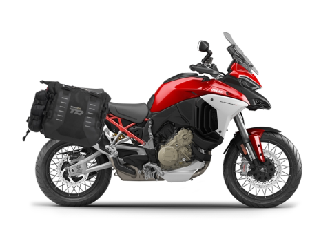 TRANSPORT & DEPOZITARE - Complete set of SHAD TERRA TR40 adventure saddlebags, including mounting kit SHAD Ducati Multistrada 1200 V4