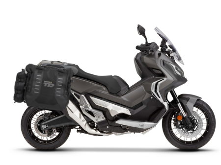 TRANSPORT & DEPOZITARE - Complete set of SHAD TERRA TR40 adventure saddlebags, including mounting kit SHAD HONDA X-ADV 750