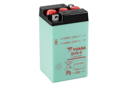 Baterii - Conventional 6V battery with acid YUASA B49-6