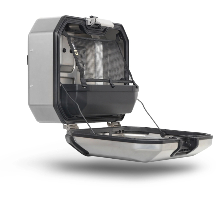 Cutie laterala aluminiu Shad TR36 side case cutii moto argintiu/negru stanga/dreapta [5]