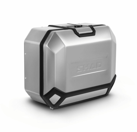 Cutie laterala aluminiu Shad TR36 side case cutii moto argintiu/negru stanga/dreapta [4]