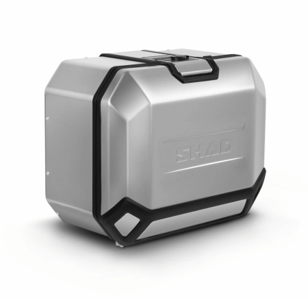 Cutie laterala aluminiu Shad TR47 side case cutii moto argintiu/negru stanga/dreapta [3]