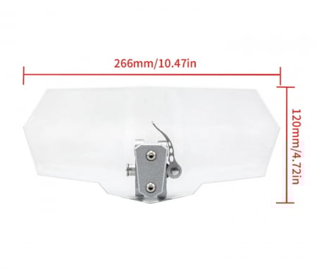 Deflector parbriz moto reglabil touring naked scuter [4]