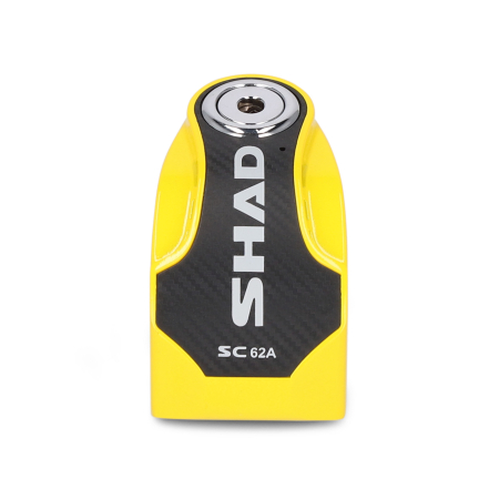 Disc lock with alarm SHAD SC62A galben pin 10mm [1]