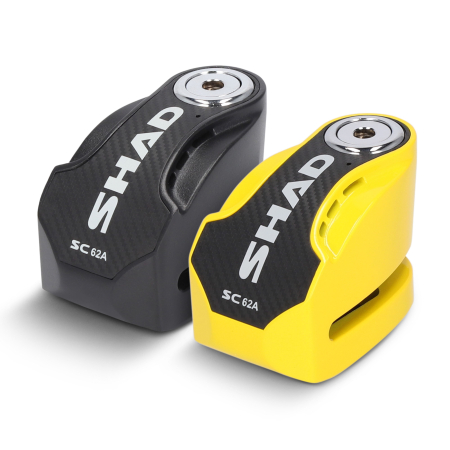 Disc lock with alarm SHAD SC62A galben pin 10mm [5]