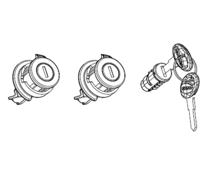 Accesorii cutii Shad - Downgradable Lock And Red Key Replacement System SHAD