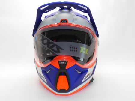 Dualsport helmet AXXIS WOLF DS roadrunner c7 matt blue L [3]