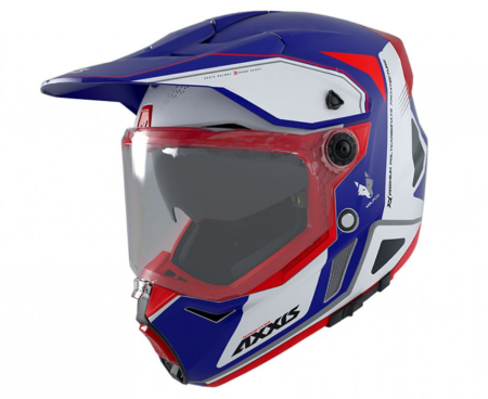ECHIPAMENTE - Dualsport helmet AXXIS WOLF DS roadrunner c7 matt blue L