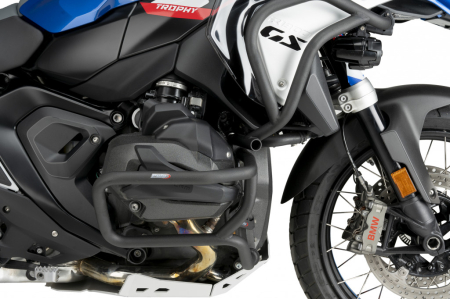 SUSPENSIE CADRU - Engine guards PUIG d25 mm lower, black