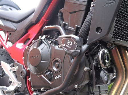 Engine guards RDMOTO Negru (with protectors) [5]