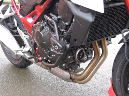 Engine guards RDMOTO Negru (with protectors) [6]
