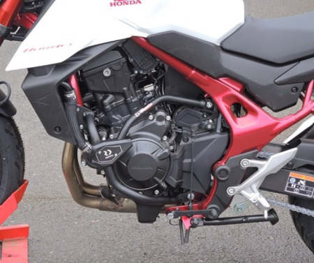 Protectii cadru / motor - Engine guards RDMOTO Negru (with protectors)
