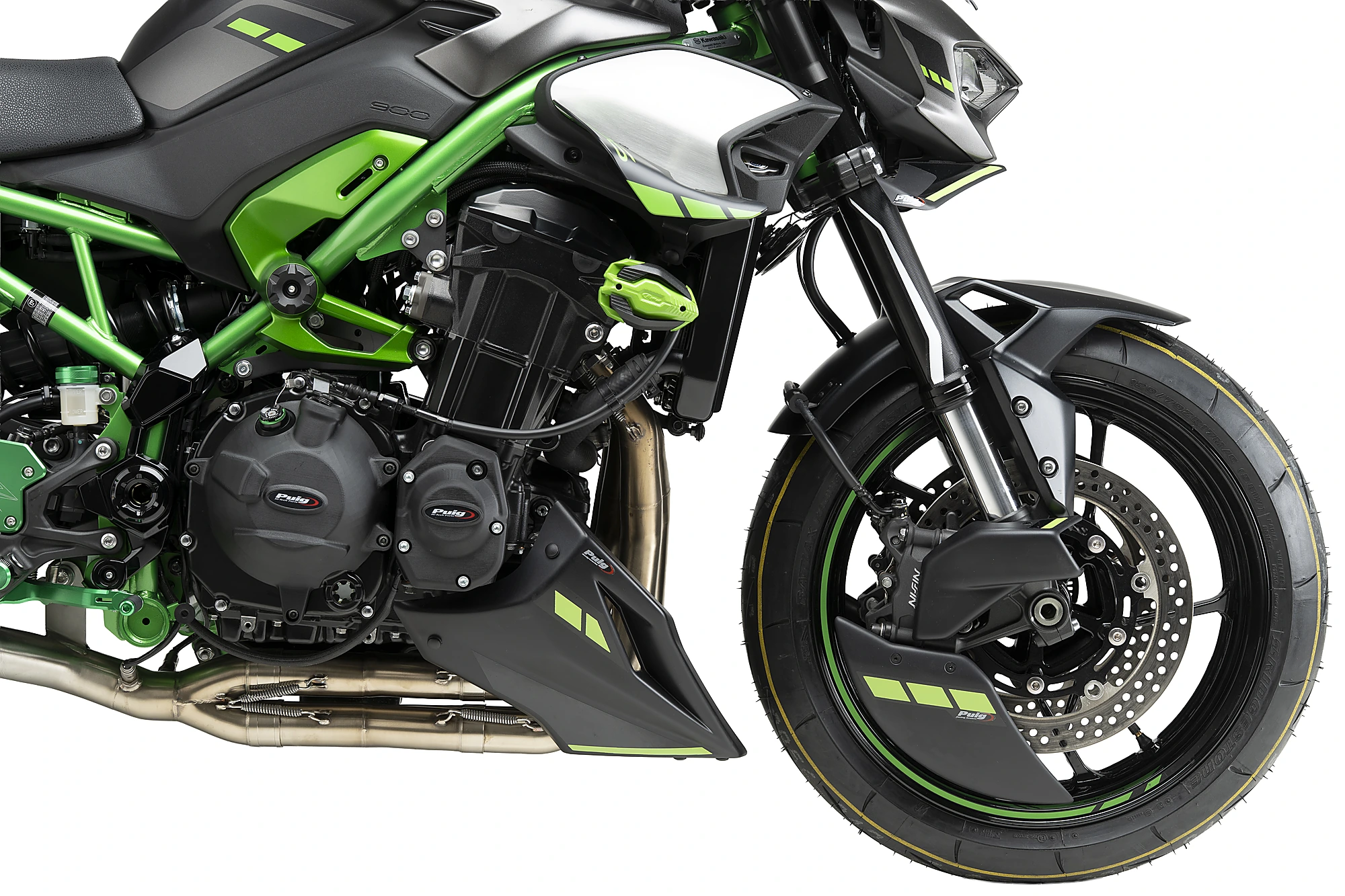 Engine protective covers PUIG Negru included 3 covers [7]