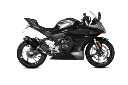 Evacuare MIVV AK-1 Black with carbon cap pentru CFMOTO 450 SR 2023-2024 [1]