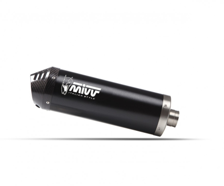 Evacuări Mivv - Evacuare MIVV OVAL Black with carbon cap pentru VOGE DSX 900 2024-2026