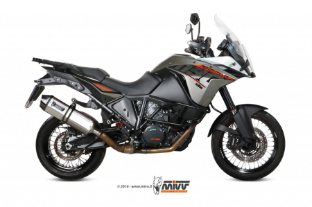 Evacuare MIVV SPEED EDGE Otel inoxidabil / Capac Carbon [1]