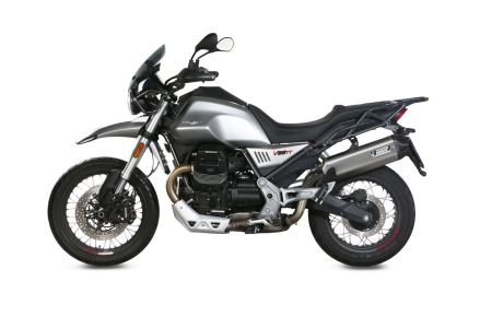 Evacuare MIVV SPEED EDGE Otel inoxidabil/Capac carbon pentru MOTO GUZZI V 85 TT 850 / Travel 2019-2024 [1]