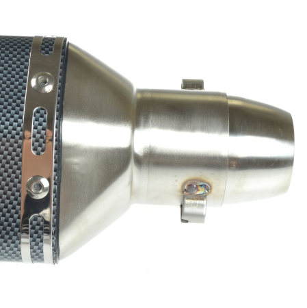 Evacuare sport 42cm titan moto / ATV toba esapament carbon [1]