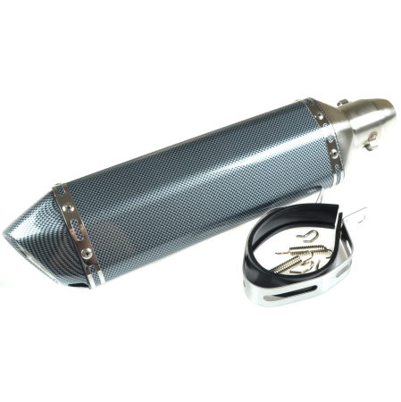 Evacuari universale - Evacuare sport 42cm titan moto / ATV toba esapament carbon