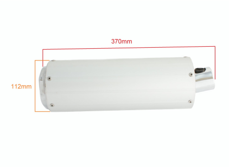 Evacuari universale - Evacuare toba de esapament moto scuter GY6 cu roata de 12"