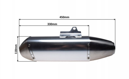 Evacuare sport toba moto / ATV esapament finala [1]