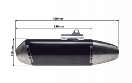 Evacuare sport toba moto / ATV esapament finala [2]