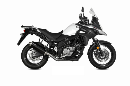 Evacuare STORM OVAL negru otel pentru SUZUKI DL 650 V-STROM 2017-2024 [1]