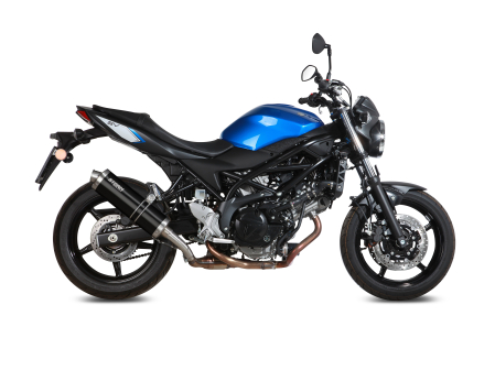 Evacuare STORM OVAL negru otel pentru SUZUKI SV 650 / S 2016-2024, SUZUKI SV 650 X 2016-2024 [2]