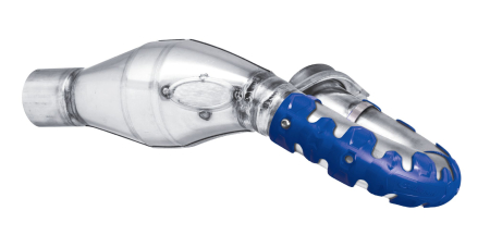Exhaust head pipe guard POLISPORT ARMADILLO lung Albastru [1]