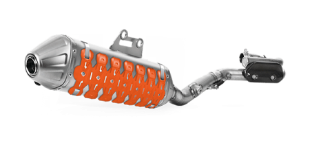 SUSPENSIE CADRU - Extreme silencer guard POLISPORT ARMADILLO Orange