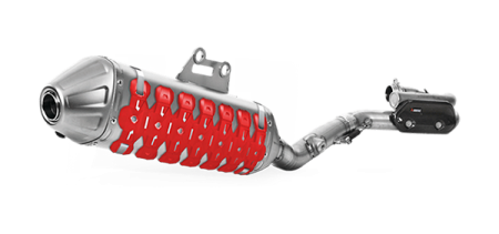 SUSPENSIE CADRU - Extreme silencer guard POLISPORT ARMADILLO Rosu