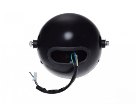 Far negru rotund moto universal [1]